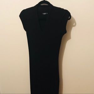 Black stretch dress